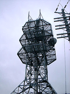 シブレ山山頂の電波塔